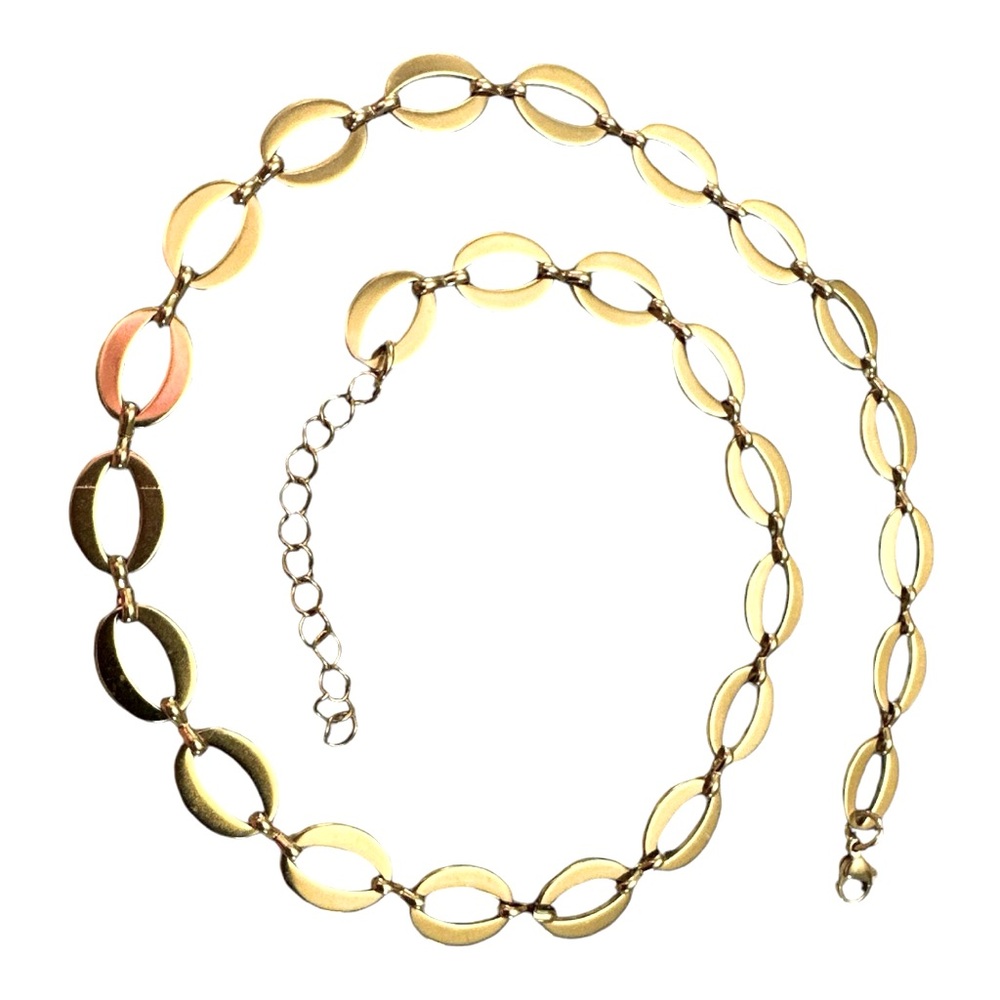 High quality steel chain, Cuban weave.